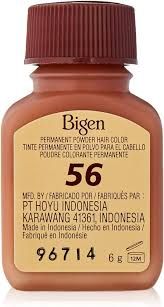 Bigen permanent powder hair color HOYU 56