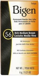 Bigen permanent powder hair color HOYU 56