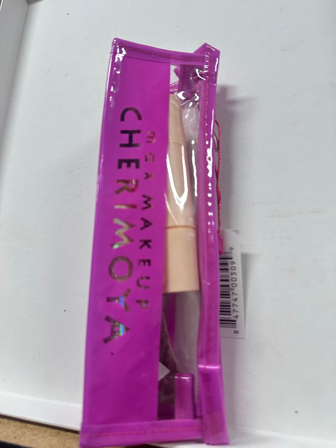 Travel toothbrush and toothpaste pouch    Cherimoya