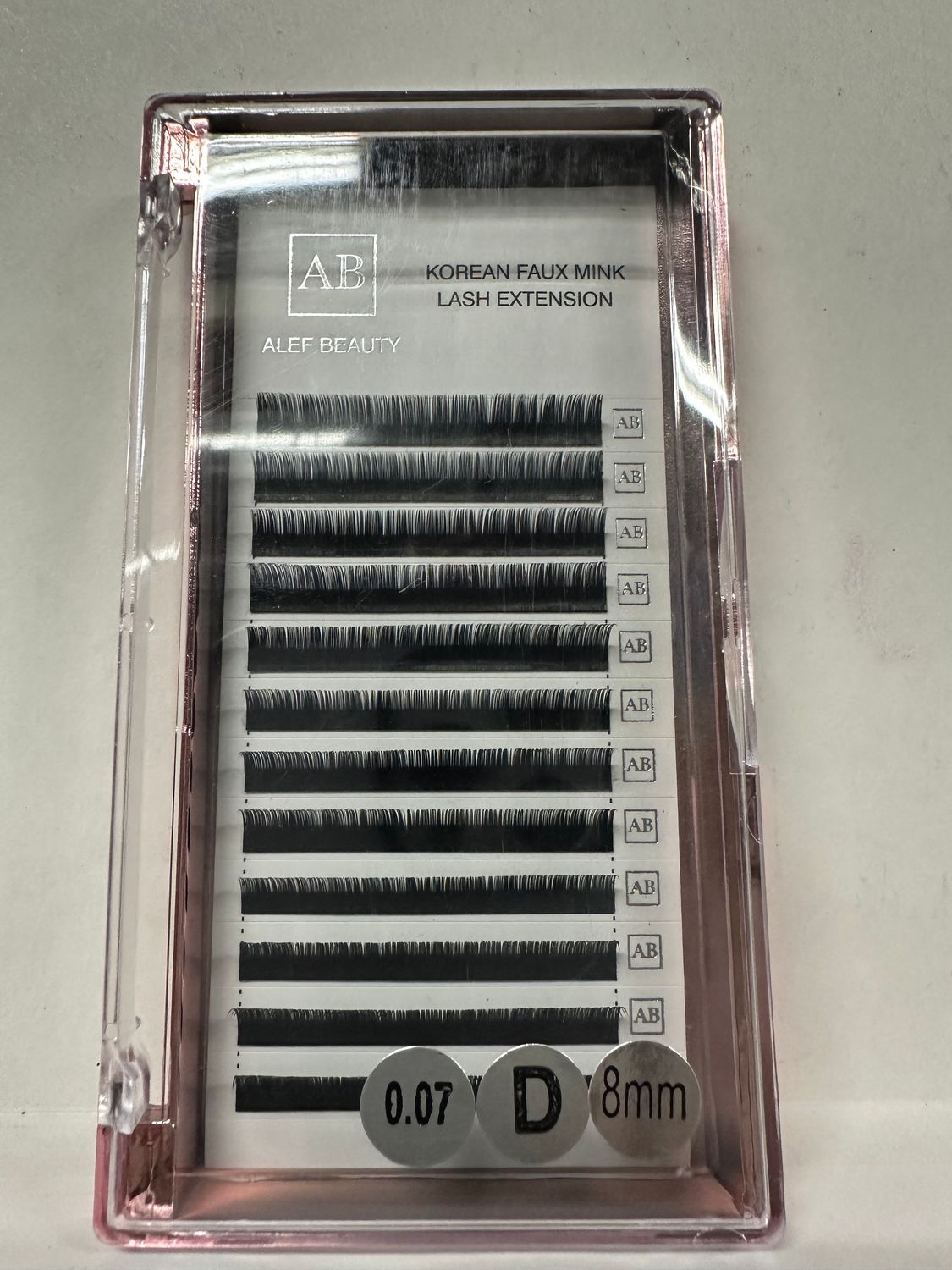 Lash extension  0.07  8mm ALEFBEAUTY