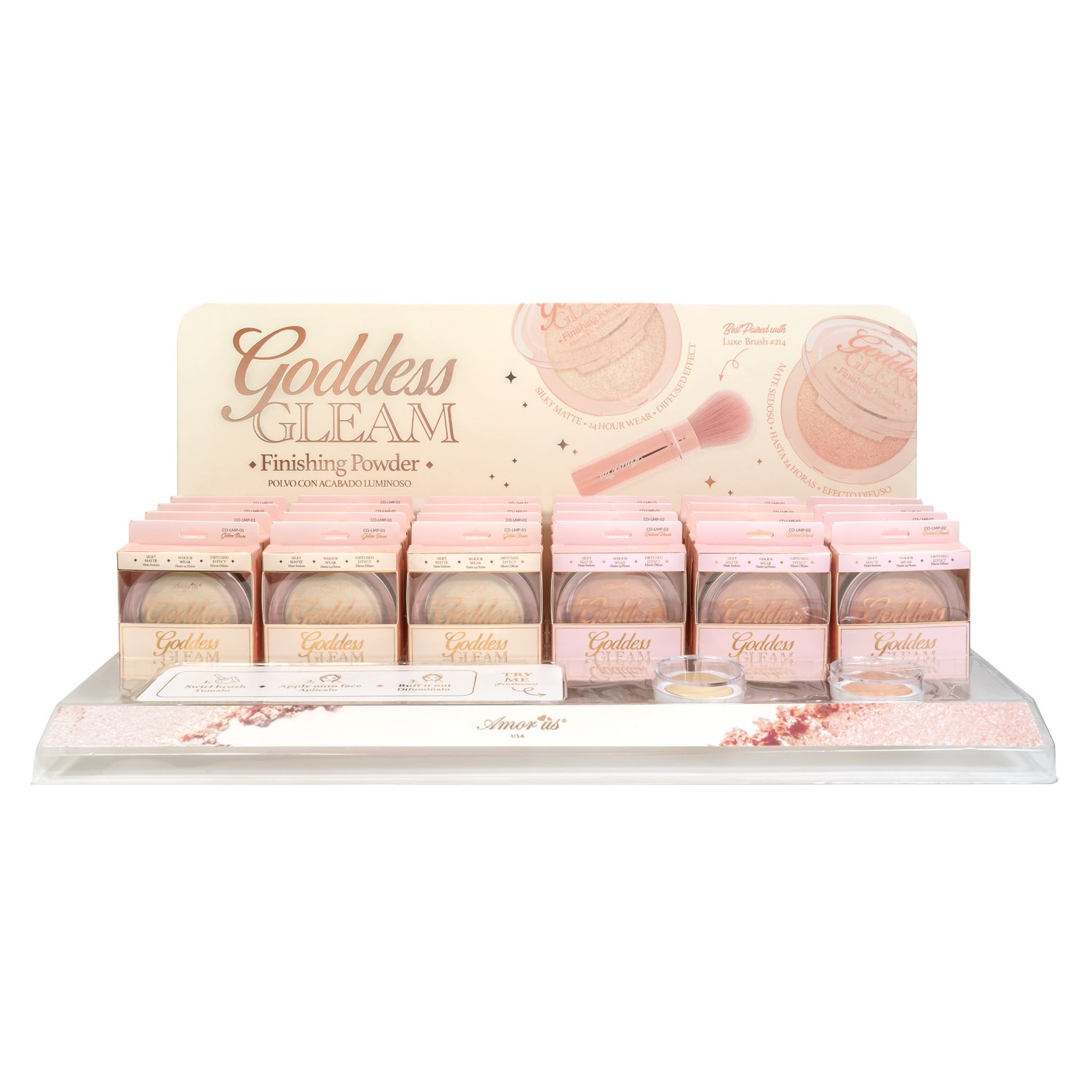 Goddess Gleam Luminous Finishing Powder CO-LMPD  AmorUs