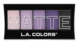 5 color matte eyeshadow LA COLORS  473