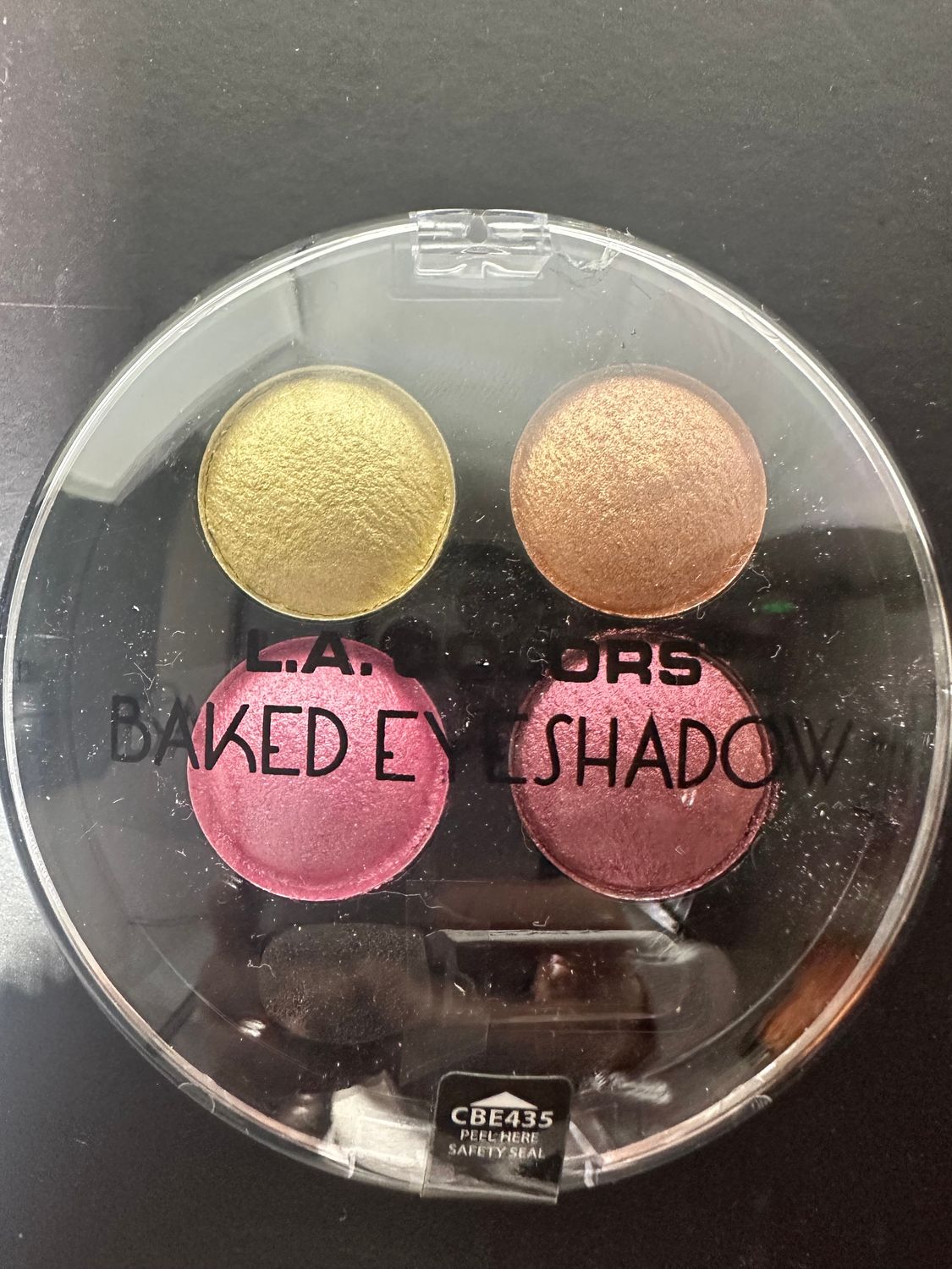 4 COLOR BAKED EYESHADOW   LA COLORS 435