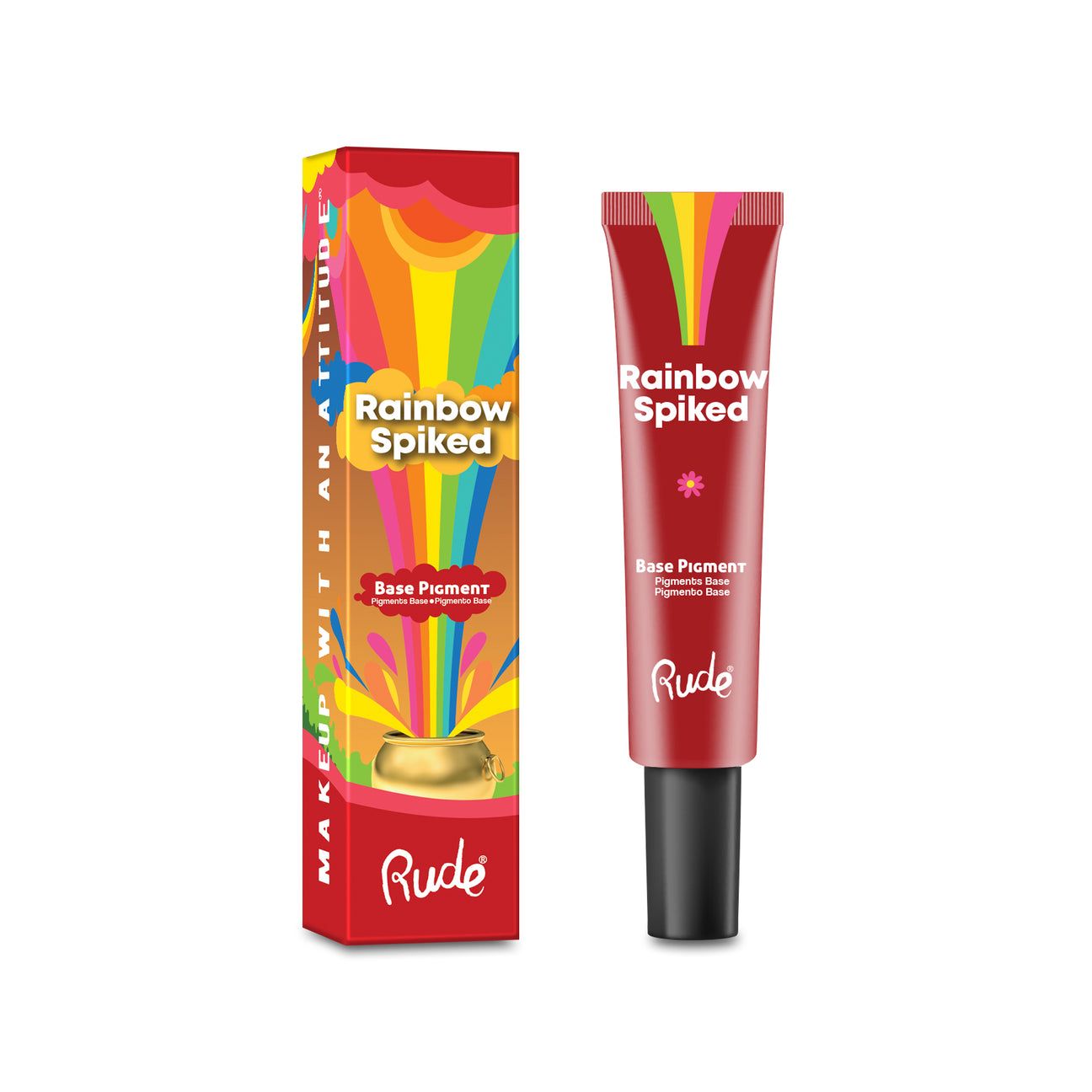 Rainbow Spiked  38013   RUDE