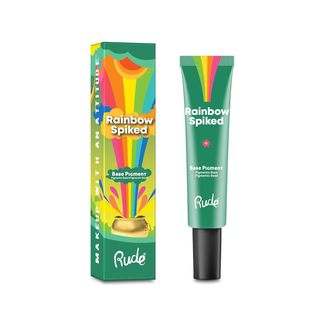 Rainbow Spiked  38016   RUDE