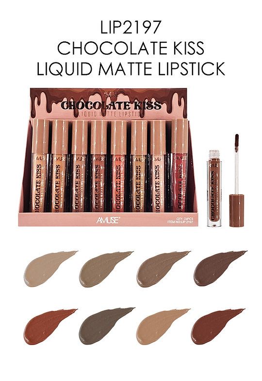 Chocolate Kiss Liquid Lipstick LIP2197  Amuse