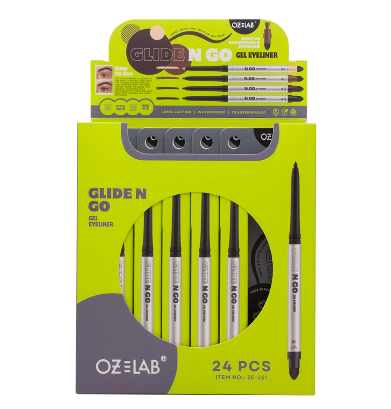Gel Eyeliner N GO  ZE251  OZELAB