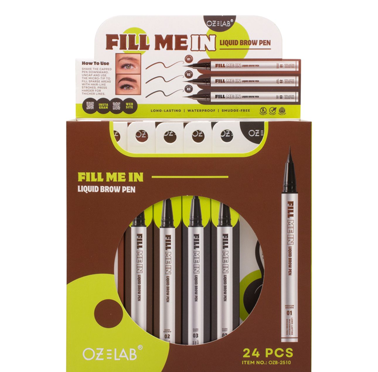 FILL ME IN Liquid Brow Pen    ZE2510  OZELAB