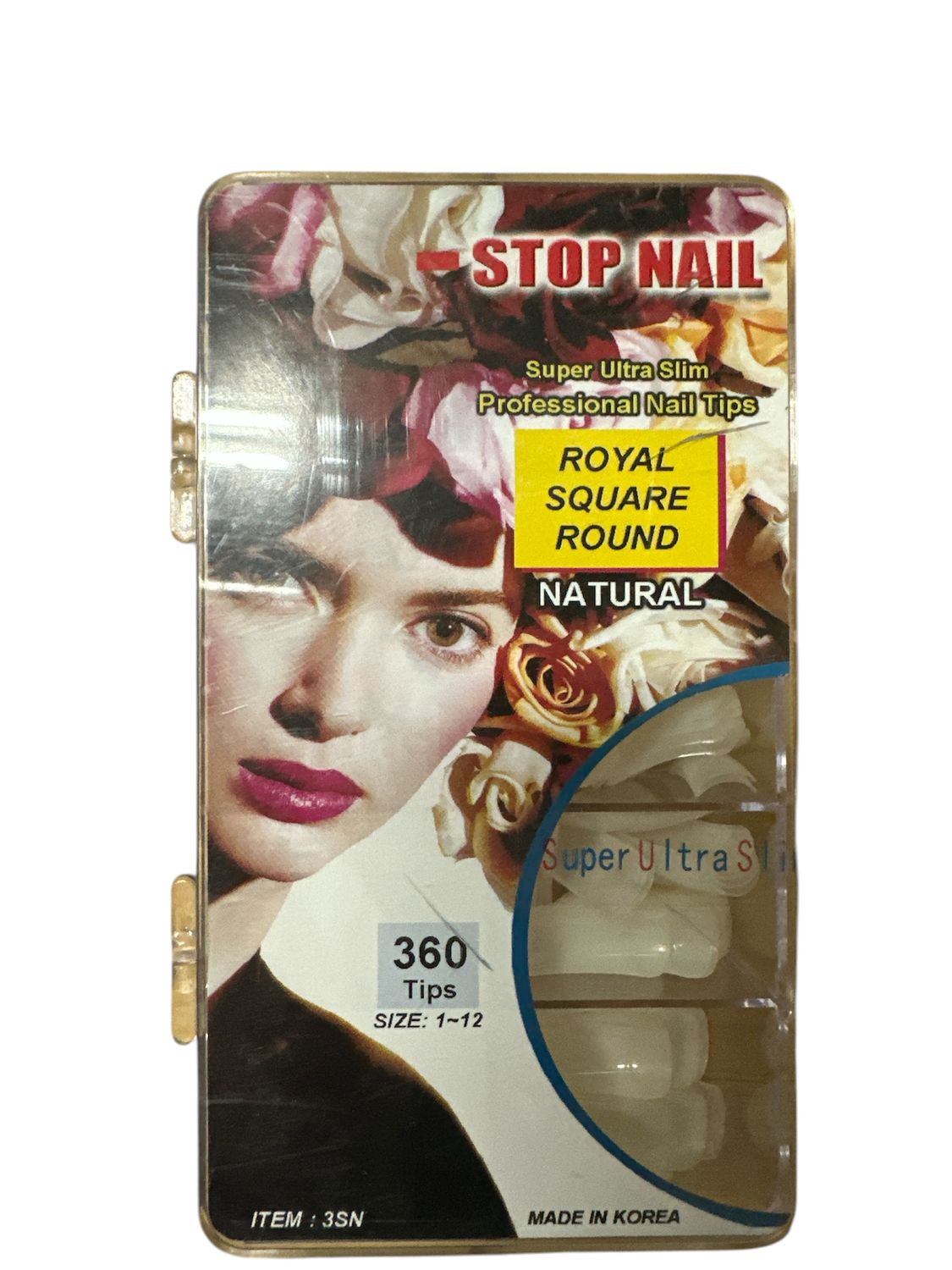 royal square round natural 360tips STOPNAIL