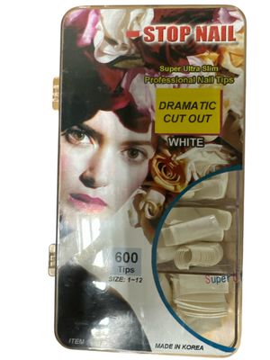 600 nail tip. Stop Nail  natural