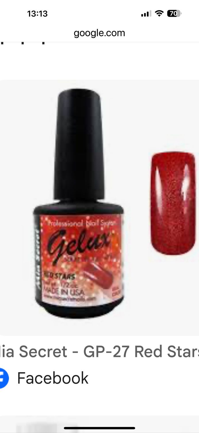 Gelux  Mia secret red stars