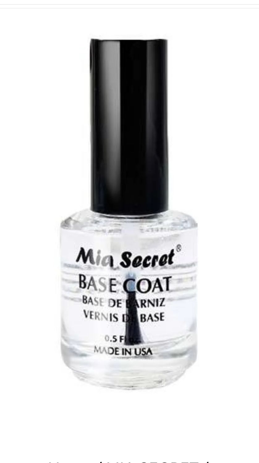 Base Coat 0.5oz.  mia secret