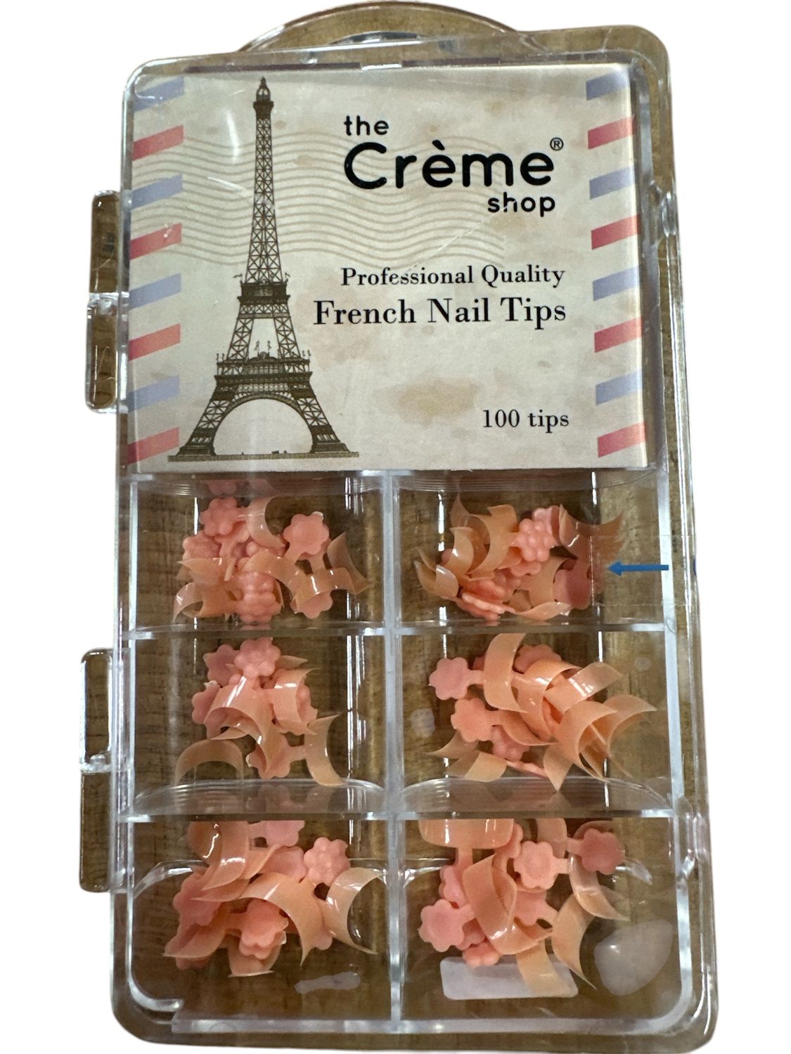 French nail tips 100tips pink CREME