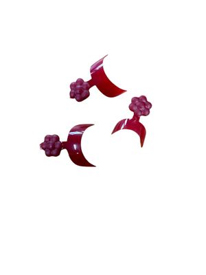 French nail tips 100tips red CREME