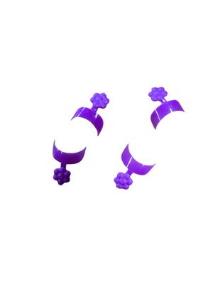 French nail tips 100tips purple CREME