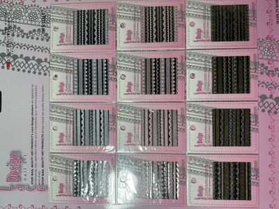 Sticker lace design