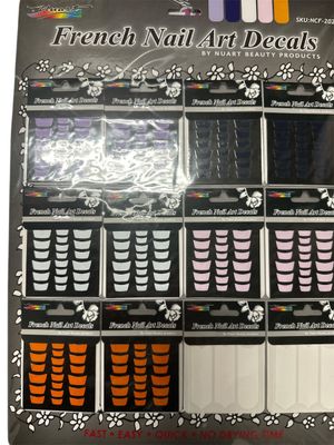 Sticker french nail art decals 12pc
