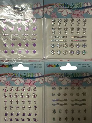 Sticker silver line