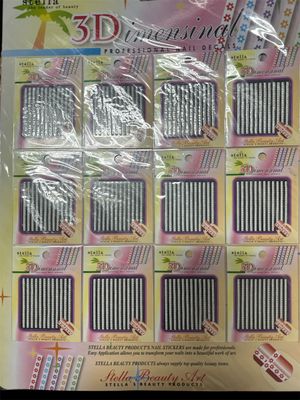 Sticker 3 D  imensinal   stella  1dz