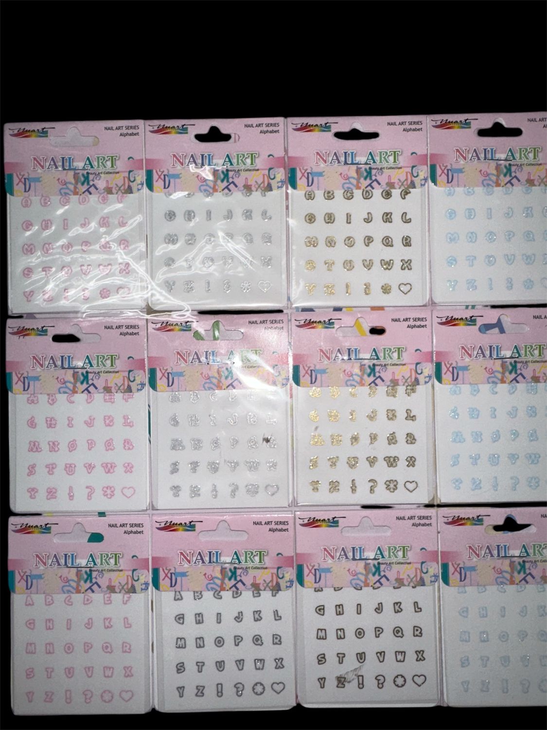 Sticker alphabet