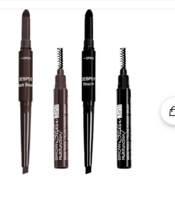3in 1 eyebrow pencil  EBM01  NABI   48pc