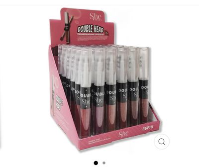 Double Head Lip Glaze LG17  SHE