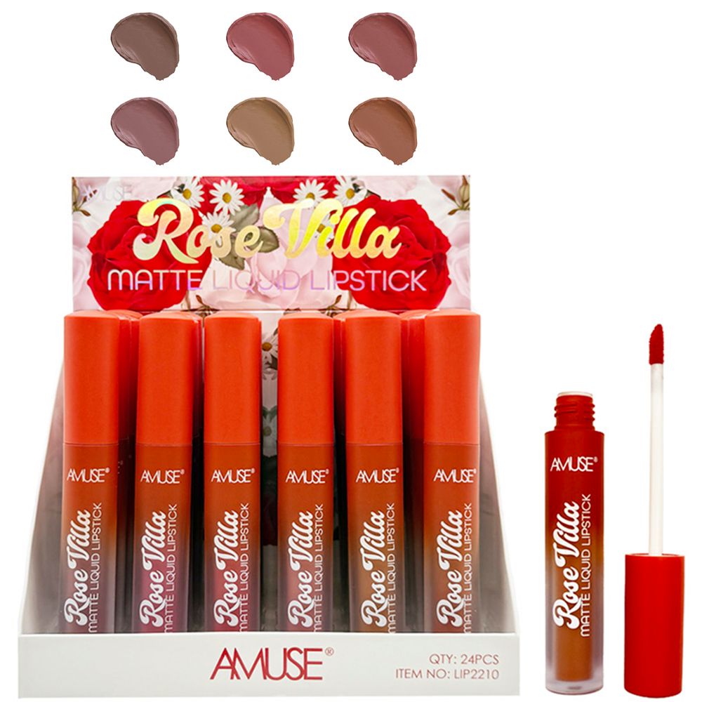 ROSE Villa Matte Liquid Lipstic  LIP2210 AMUSE