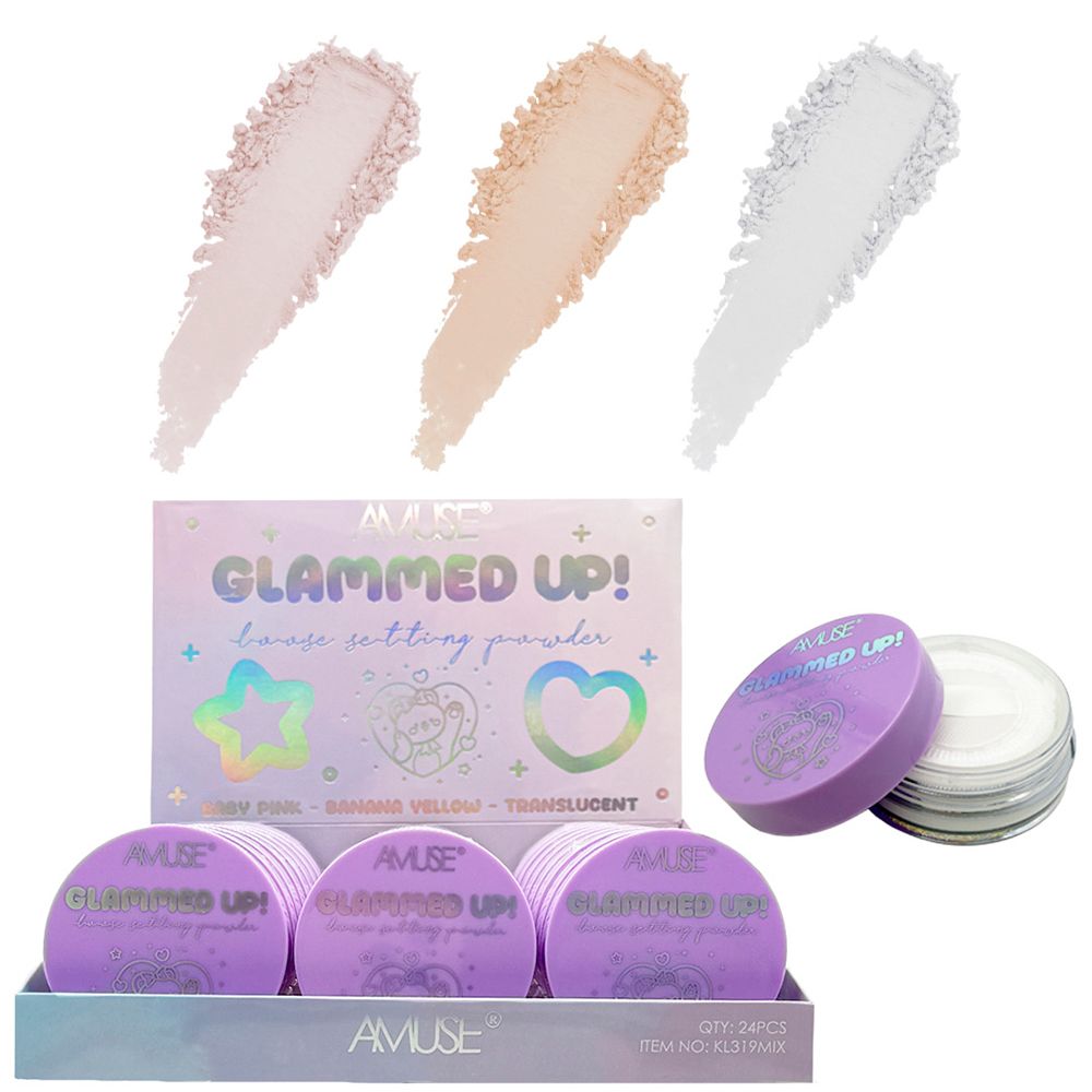 GLAMMED UP Loose Setting Powder KL319  AMUSE