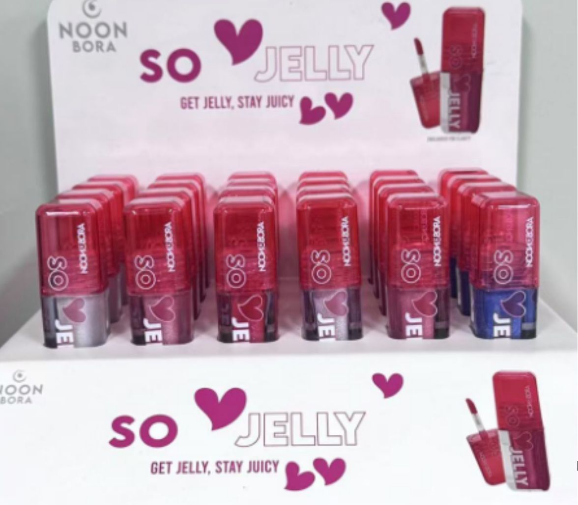 So Jelly Shimmer Lip Oil   25001   Noon Bora