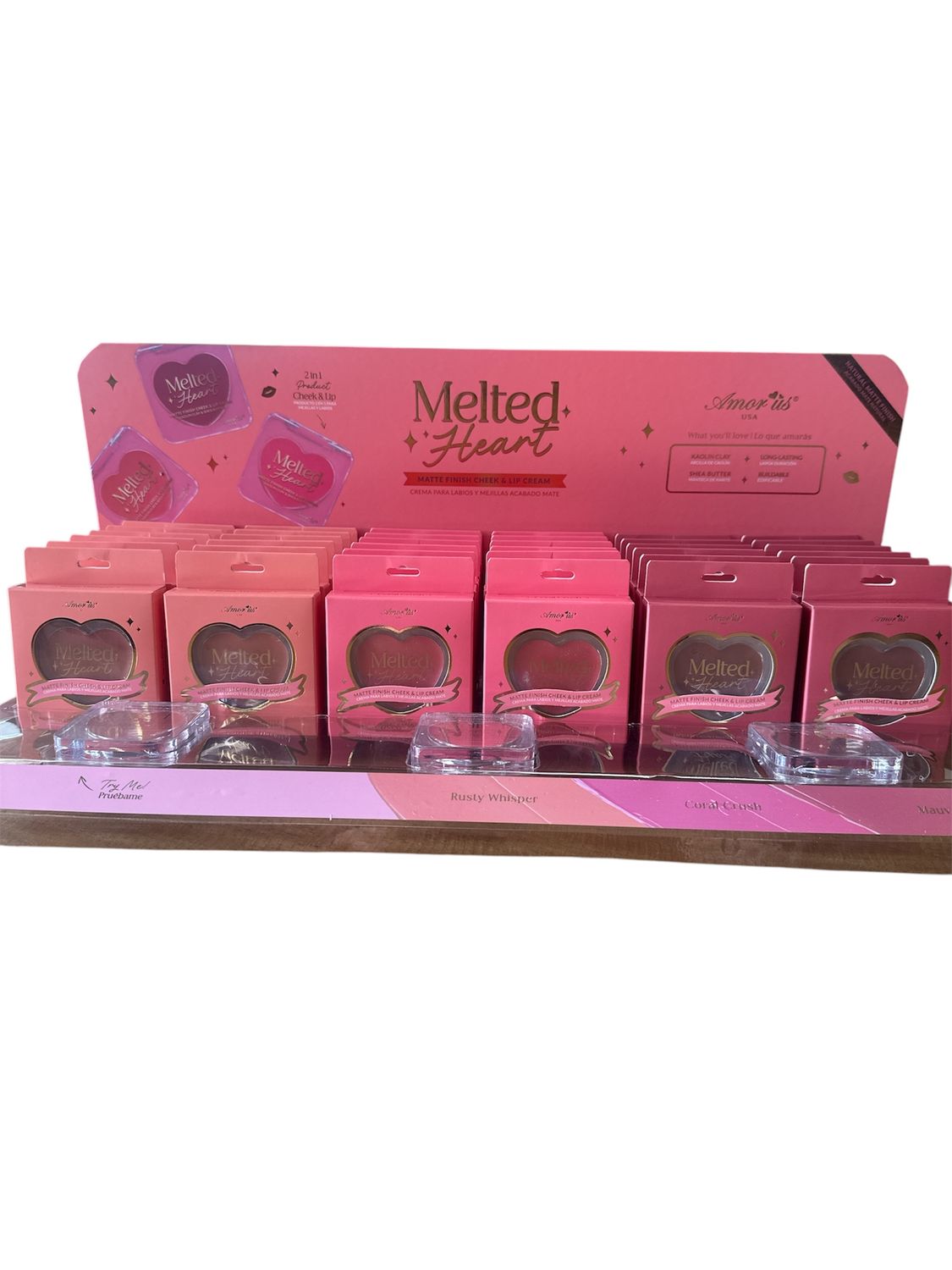 Melted Heart Cheek and Lip Cream  CO-MHBD  Amor Us