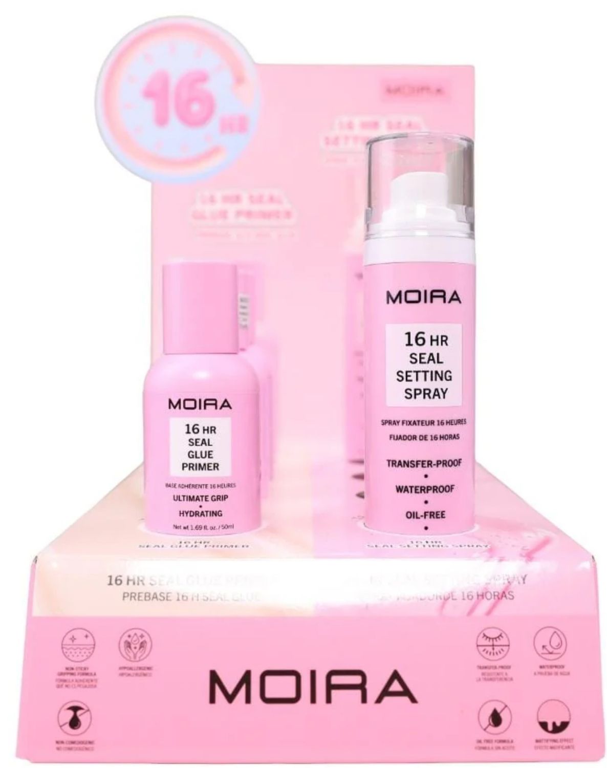 16hr HRP/HRS set (2 kinds 3pcs each including testers) paper display  Moira