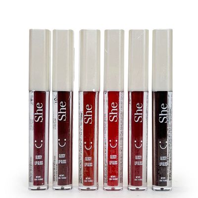 Glossy Lip Gloss  LG1056  SHE(red  /nude)
