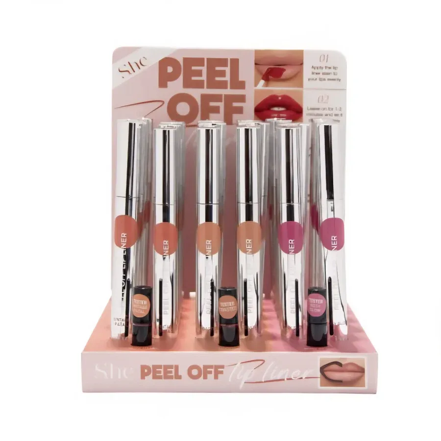 Peel Off Lip Liner  LL1072  SHE (36pc)