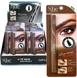 4-Tip Brow DARK BROWN   SHE