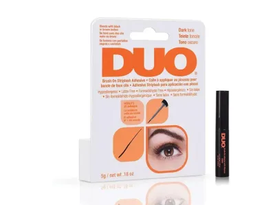 Duo brush on striplash adhesive dark tone DUO-1pc