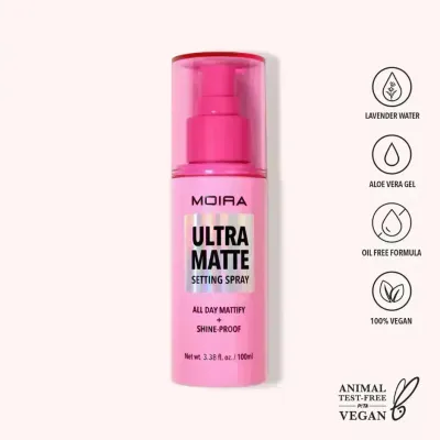 Ultra Matte Setting Spray OMS003  Moira