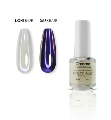 Chrome Liquid Nail Powder 5ml (6 colors)-1pc LEGACY