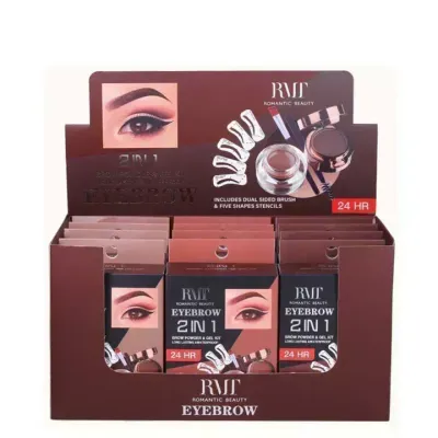 2 in 1 Brow Powder &amp; Gel kit  BP2102  Romantic Beauty