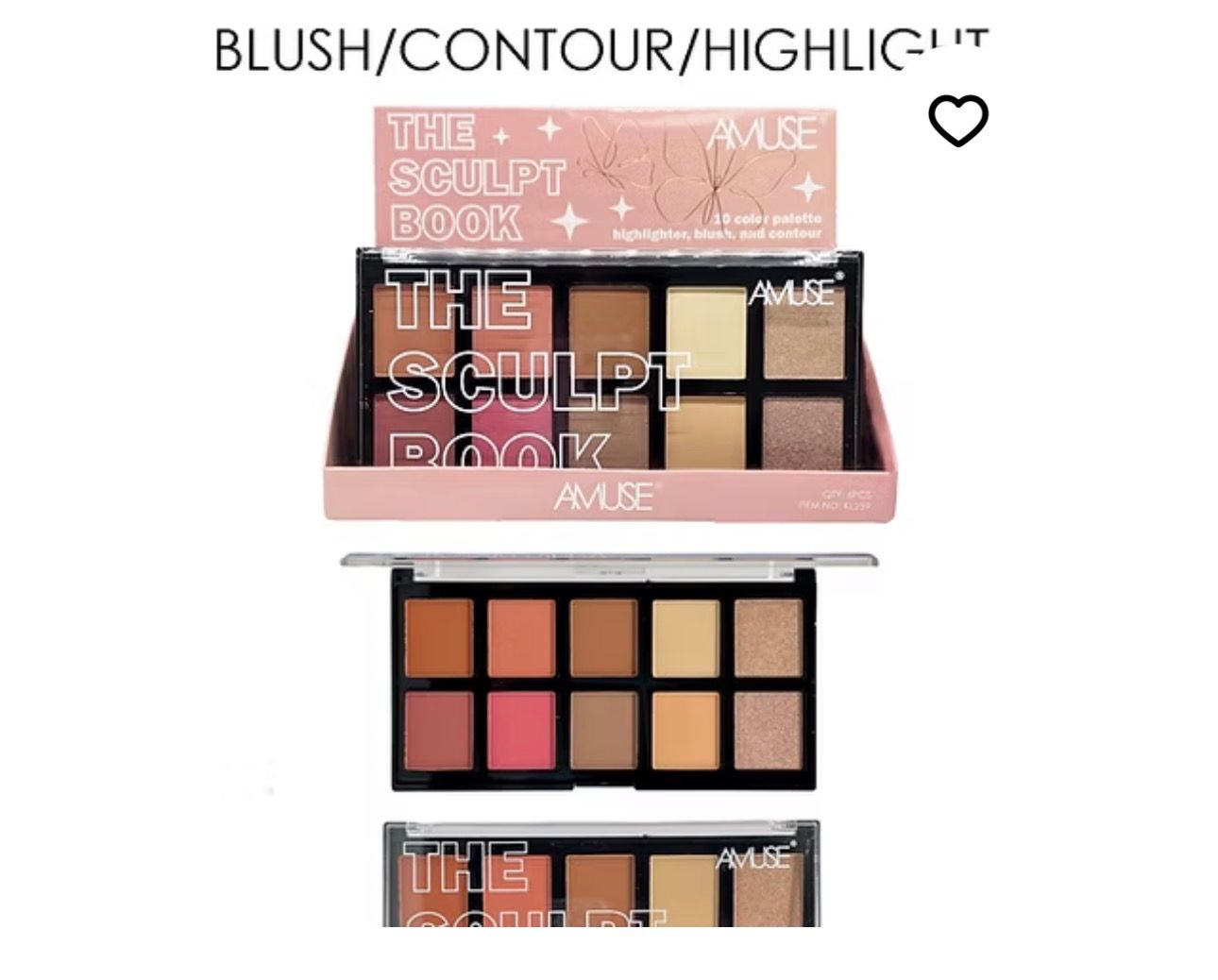 The Sculpt Book KL259  AMUSE(6pc)