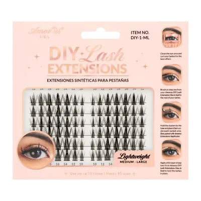 DIY Lash Extensions Size- ML (10mm-16mm) Amor Us 6pc  EACH