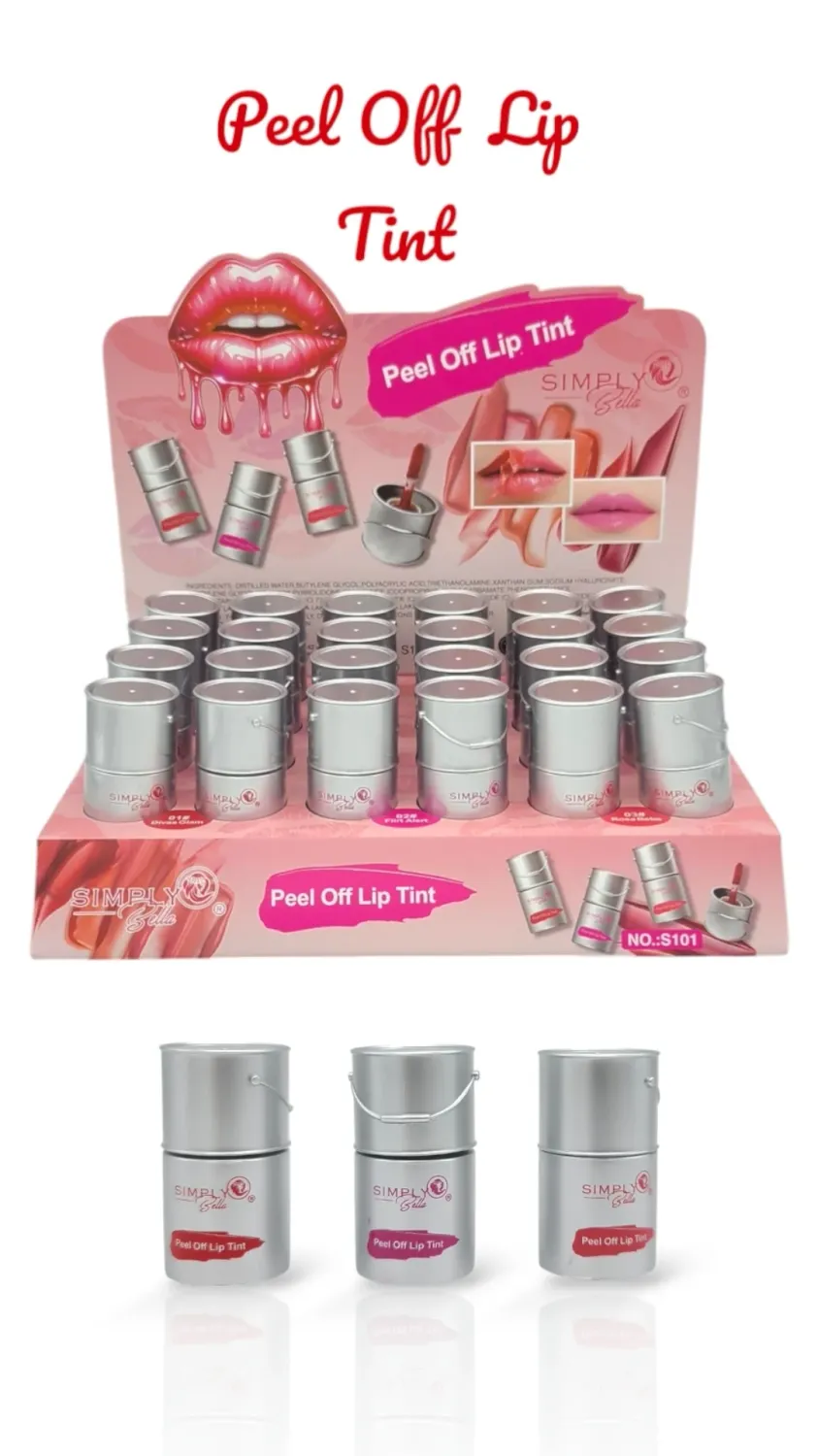 Peel Off Lip Tint  S101 Simply Bella