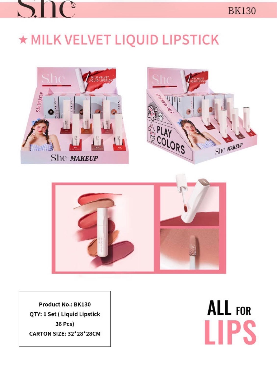 Milk Velvet Lip Mousse  BK130  She