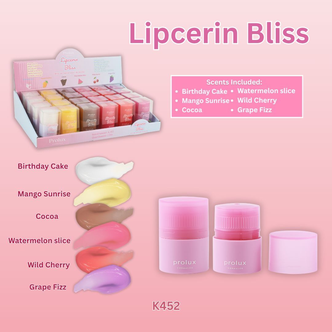 Lipcerin Bliss - High-Shine Ultra Hydrating Lip Serum  K452  Prolux