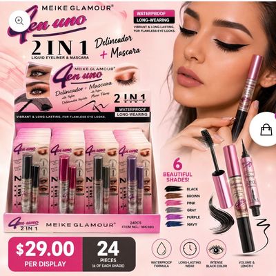 2 in 1   mascara &amp;  eyeliner  MK593