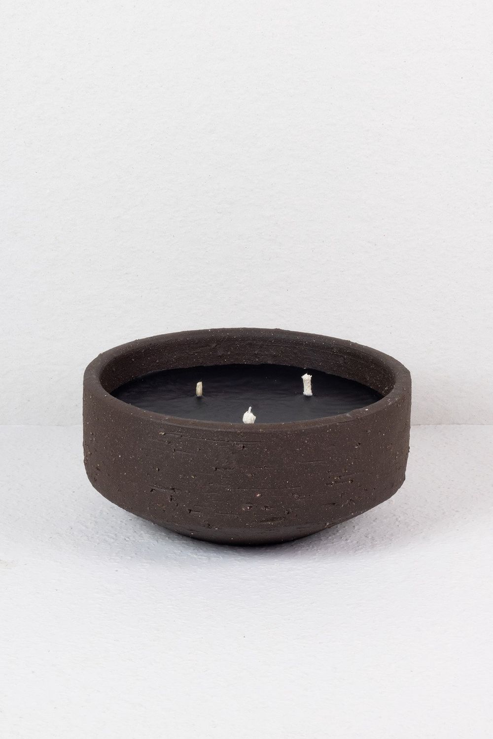 outdoor candle - charcoal brown - Large