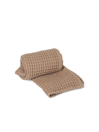 Organic hand towel Tan