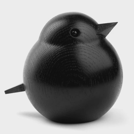 Papa sparrow black stained oak