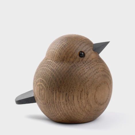 Mama sparrow smoke stained oak