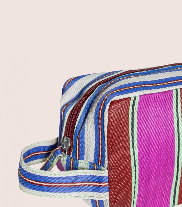 Woven pouch - pink