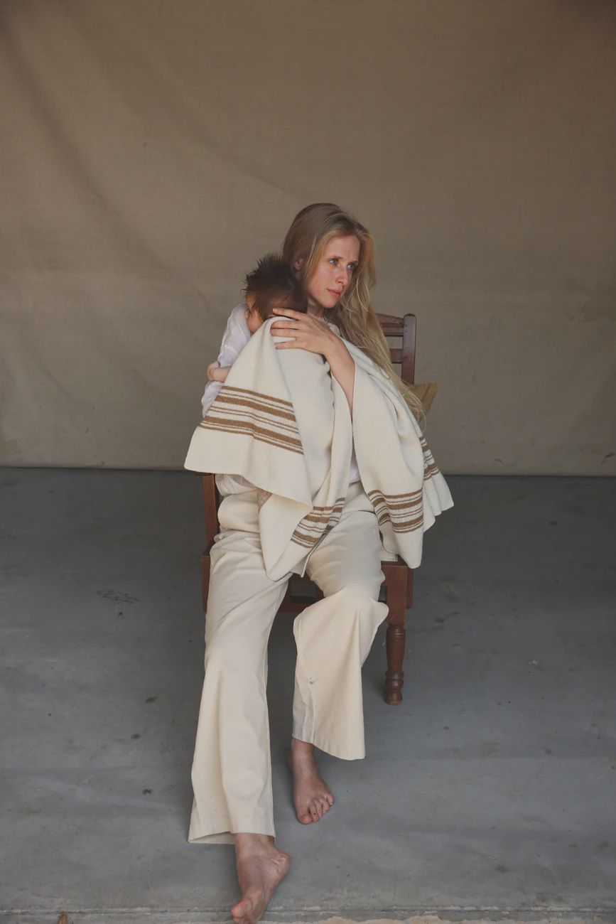 Blanket Gilbert (Silver/ Walnut)